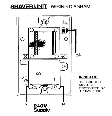 Shaver Socket Wiring Diagram