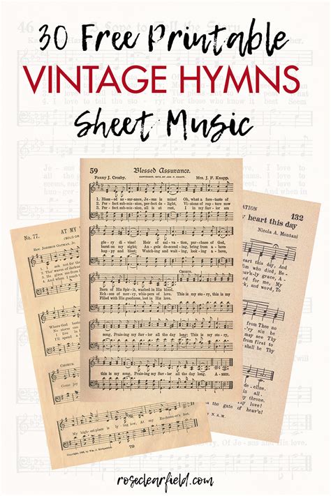Sheet Music Printables Free