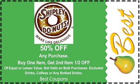 Shipley Donuts Coupons Printable