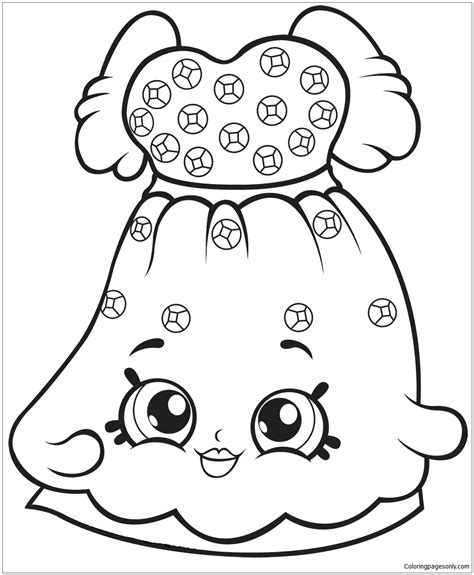 Shopkins Coloring Pages Printable Free