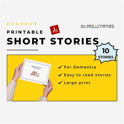 Short Stories For Seniors With Dementia Printable