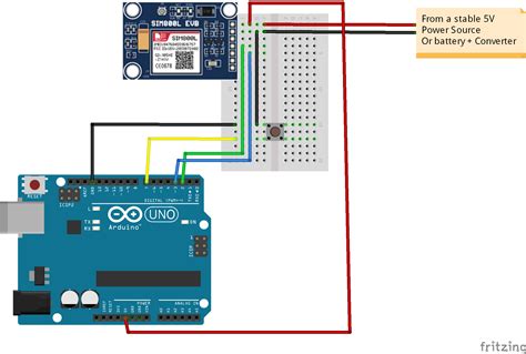 Sim800l Arduino Wiring Diagram