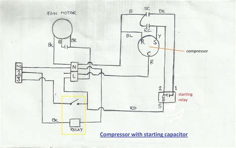 Simple Diagram Of Compressor Wiring