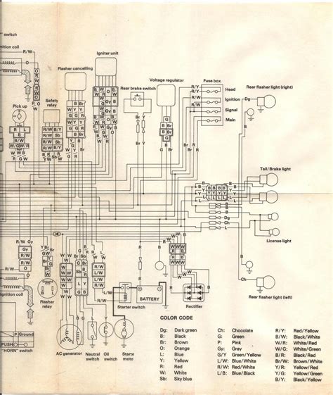 Simple Motorcycle Wiring Diagram For Choppers And Cafe Racers