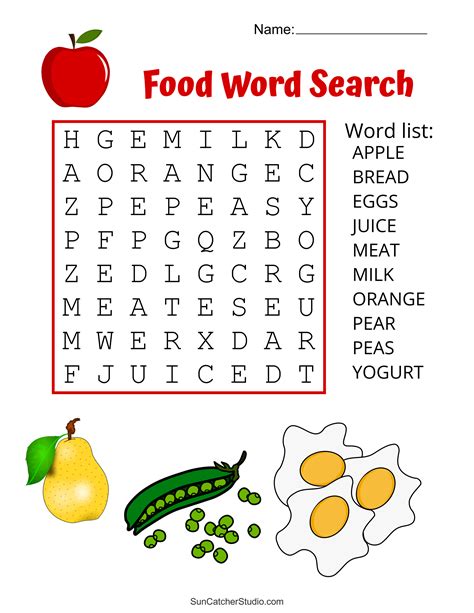 Simple Printable Word Search