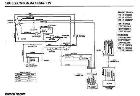 Simplicity 4040 Wiring Diagram Ignition