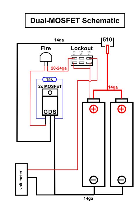 Single 18650 Box Mod Wiring Diagram With Mos Fet