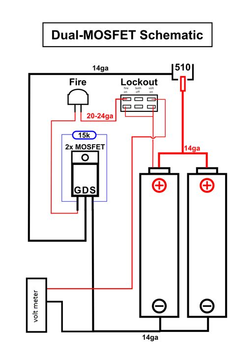 Single 18650 Box Mod Wiring Diagram With Mos Fet