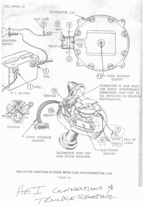 Single Point Distributor Wiring Diagram Gm