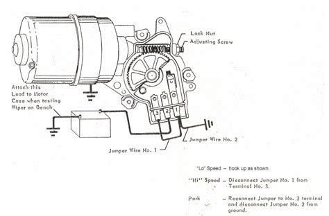 Single Speed Wiper Motor Wiring Diagram