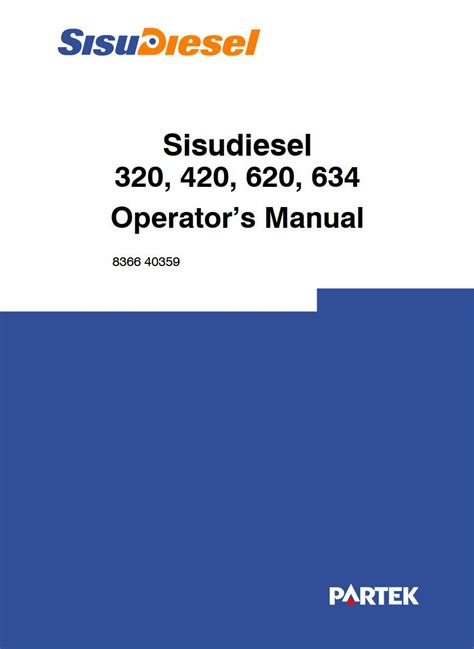 Sisu Diesel Engine 320 420 620 634 Series Service Repair Workshop Manual Download