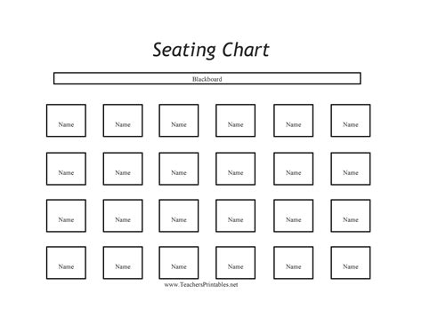 Sitting Chart Template