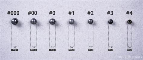 Size Of Buckshot Chart