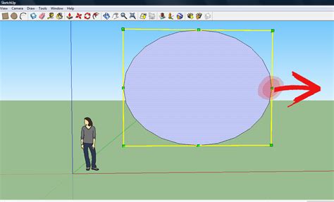 Sketchup Draw Oval