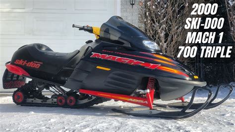 Ski Doo Mach 1 R Zr Millennium Edition Snowmobile Full Service Repair Manual 2000