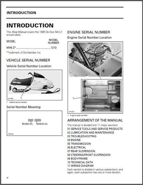 Ski Doo Mini Z 2001 Pdf Service Shop Manual Download