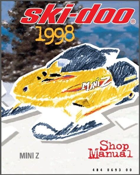 Ski Doo Mini Z Snowmobile Service Manual Repair 1998 Mini Z 120 Ski Doo