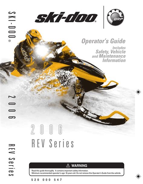 Ski Doo Rev Series 2005 Pdf Service Shop Manual Download