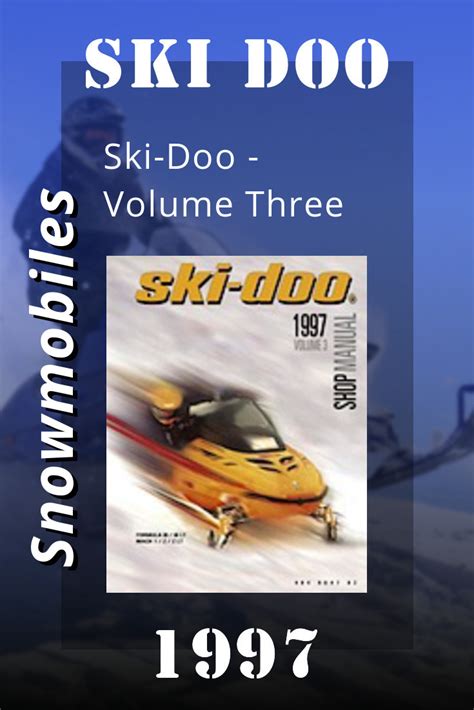 Ski Doo Snowmobile Service Manual Repair 1997 Ski Doo