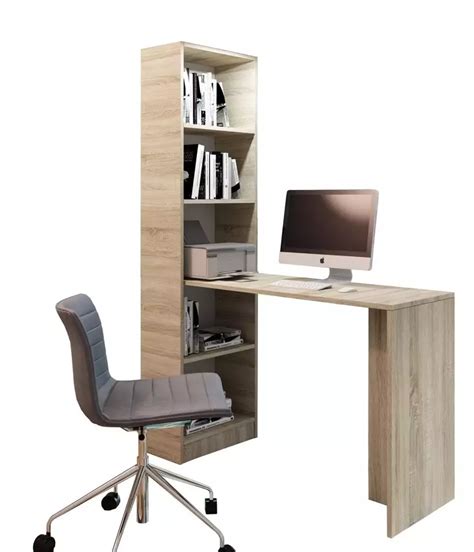 Skrivbord med bokhylla: Ditt hemmakontors oas