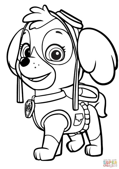 Skye Paw Patrol Printable