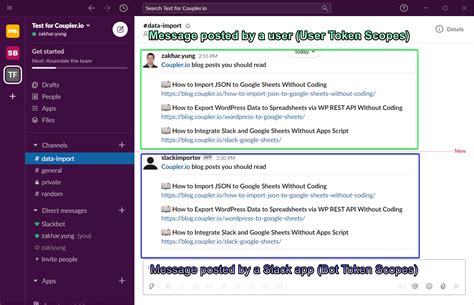 Slack Message Templates