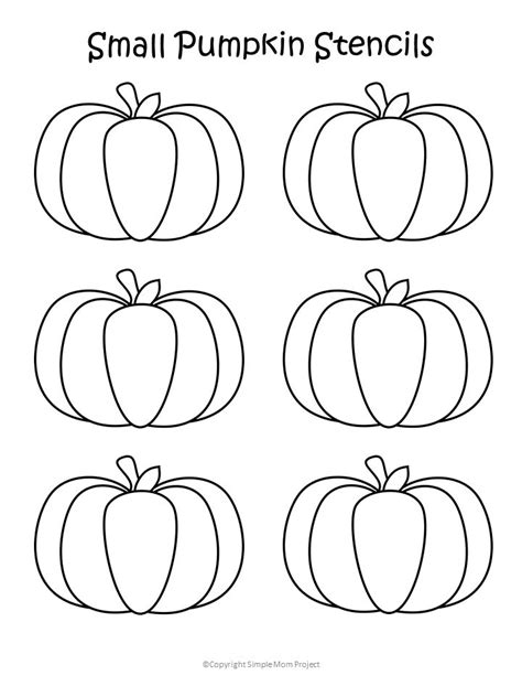 Small Pumpkin Template