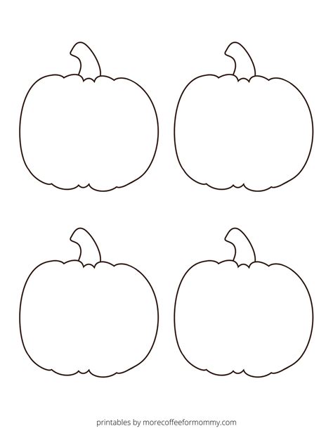 Small Pumpkin Templates