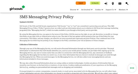 Sms Privacy Policy Template