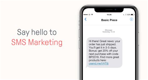 Sms Templates For Marketing