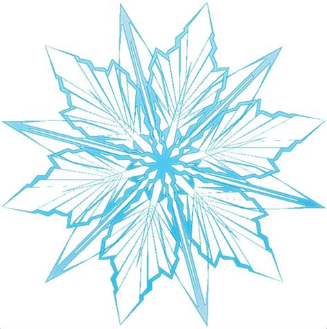 Snowflake Frozen Template