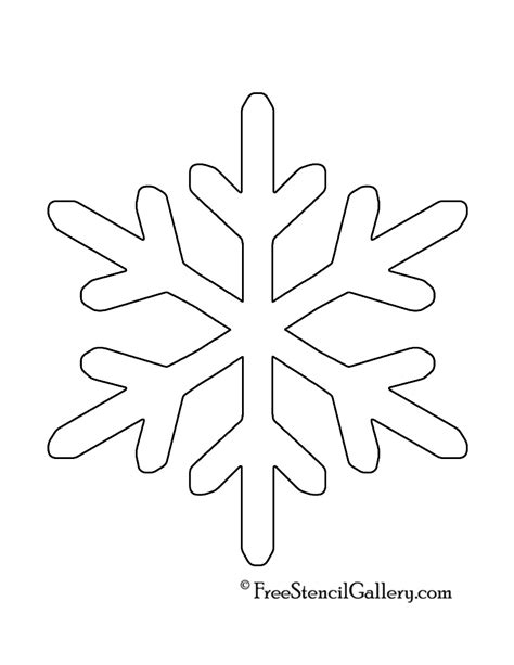 Snowflake Stencils Printable