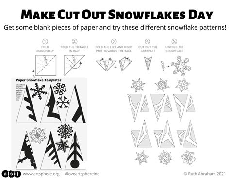 Snowflake Template For Cutting