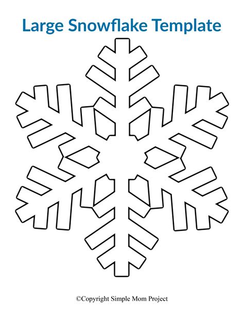 Snowflake Templates To Cut