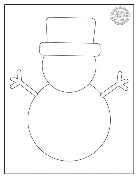 Snowman Cutouts Printable