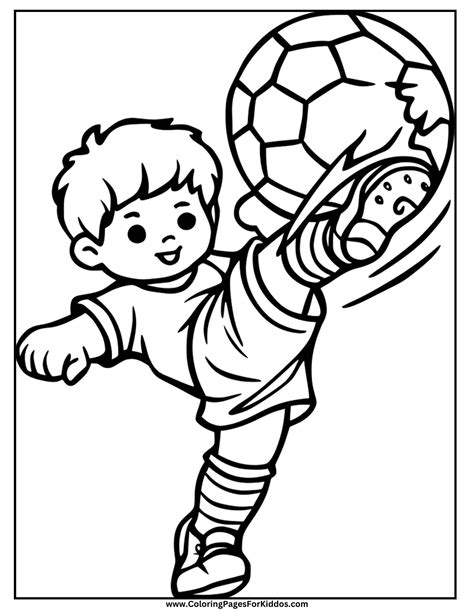 Soccer Coloring Pages Free Printable