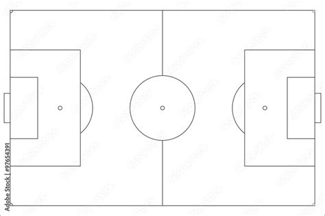 Soccer Field Blank Template