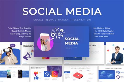 Social Media Presentation Template