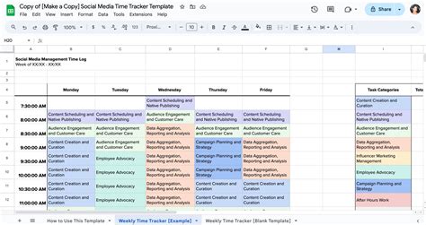 Social Media Tracker Template