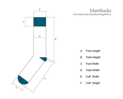 Socks Measurement Chart