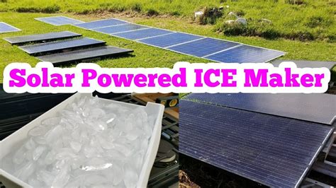 Solar Powered Ice Maker Camping: A Ray of Coolness in the Wilderness