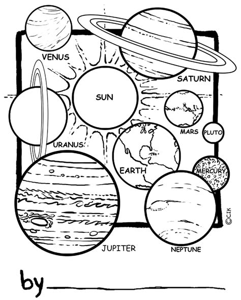 Solar System Coloring Pages Printable