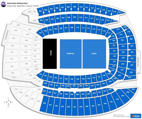 Soldier Field Concert Seating Chart