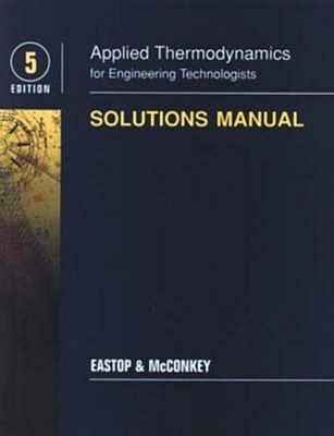 Solution Manual Eastop And Mcconkey