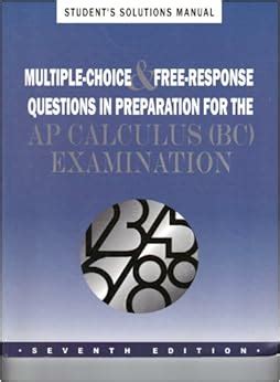 Solutions Manual For Ap Prep Book For Bc Calculus