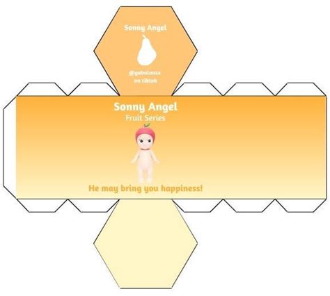 Sonny Angel Box Template