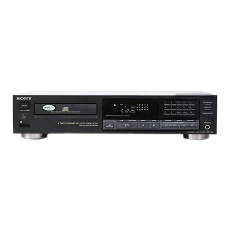 Sony Cdp 590 Compact Disc Player Service Manual