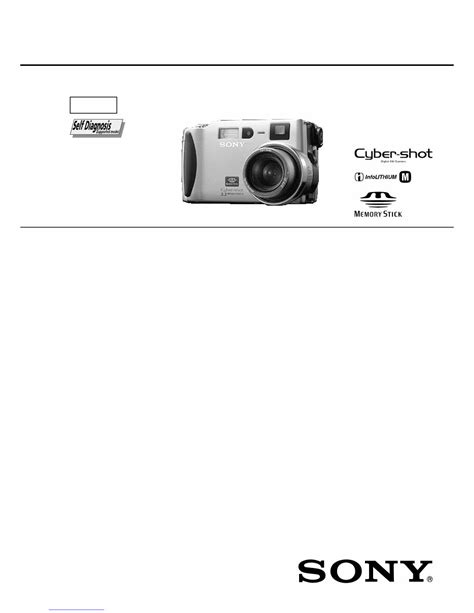 Sony Cybershot Dsc S70 Digital Camera Service Repair Manual