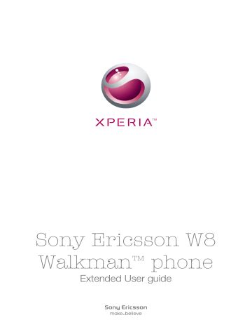 Sony Ericsson W8 User Manual