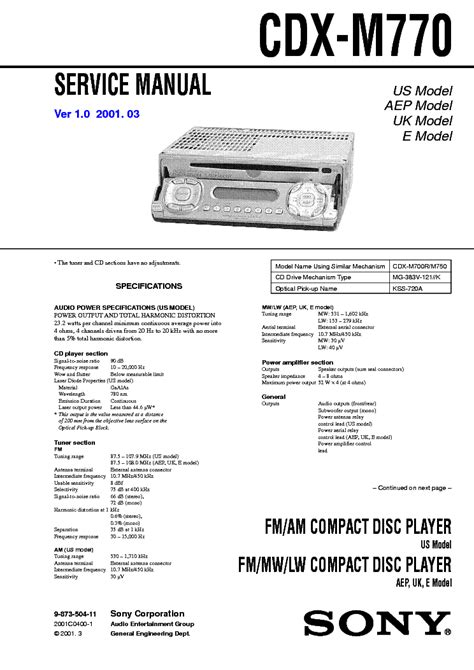 Sony Xplod Cdx Gt110 Wiring Diagram